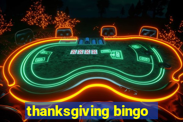 thanksgiving bingo